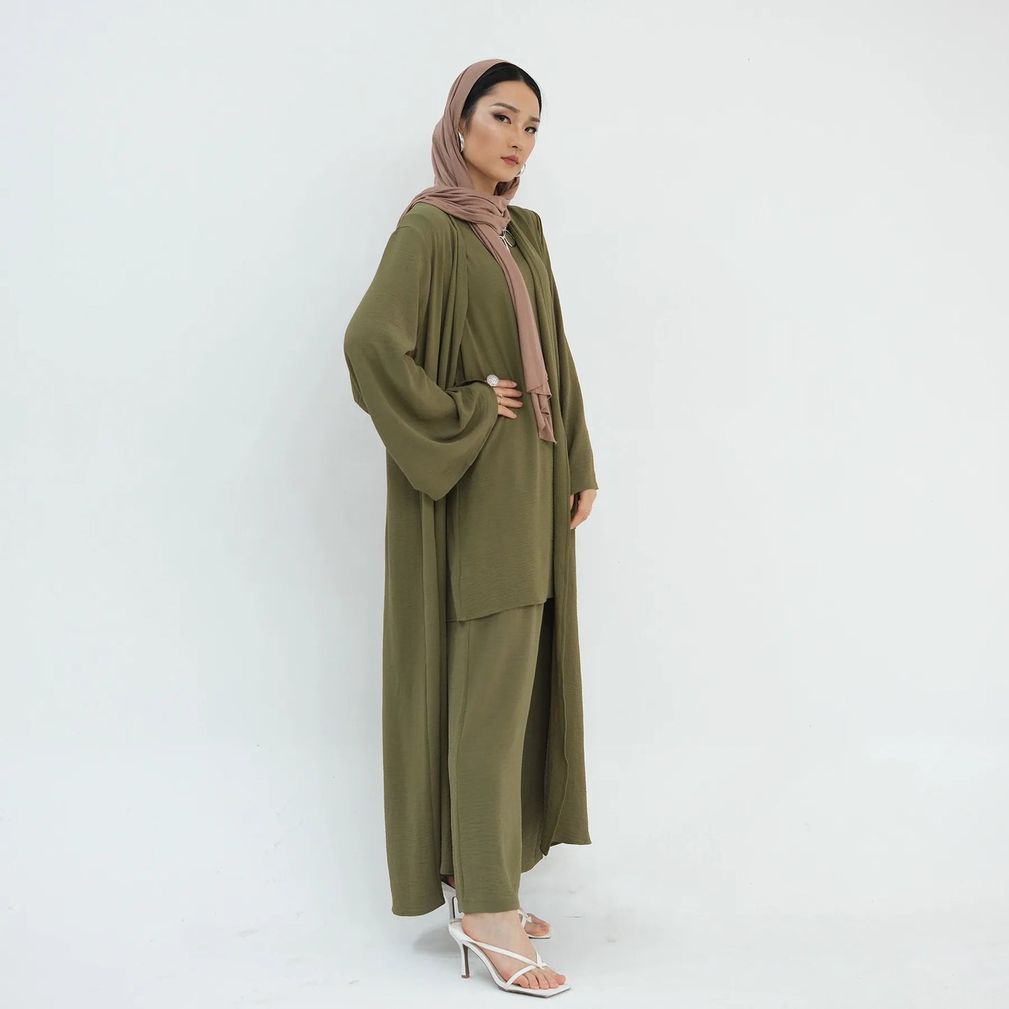 Dubai Abaya Set – Djellaba, Dress & Pants