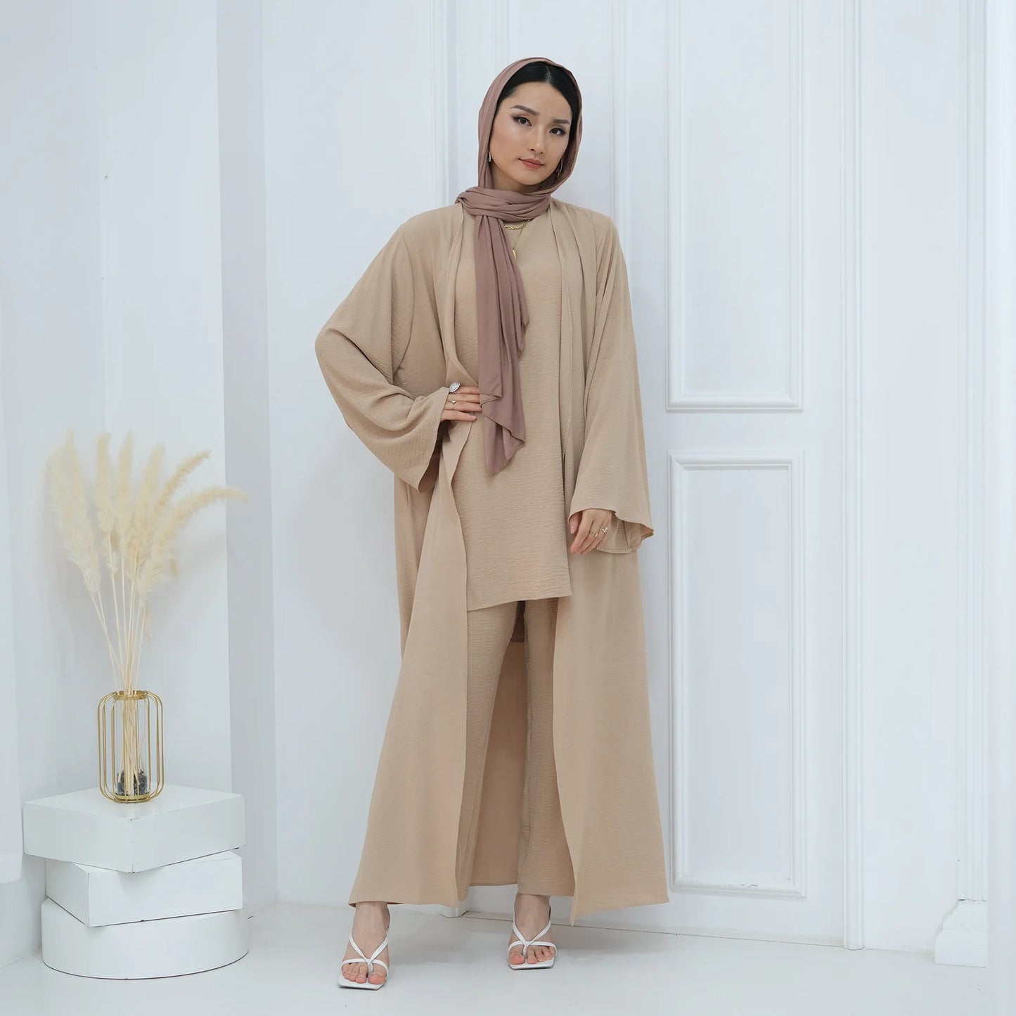 Dubai Abaya Set – Djellaba, Dress & Pants