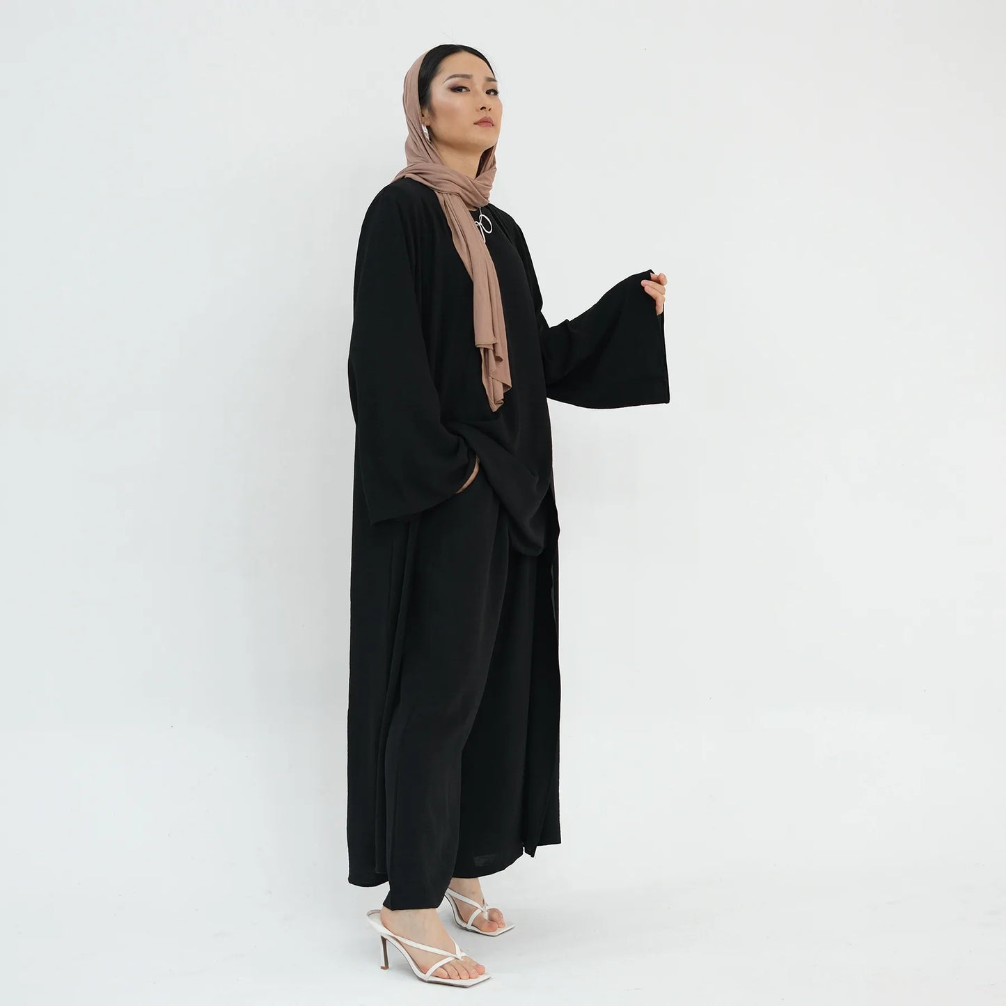 Dubai Abaya Set – Djellaba, Dress & Pants