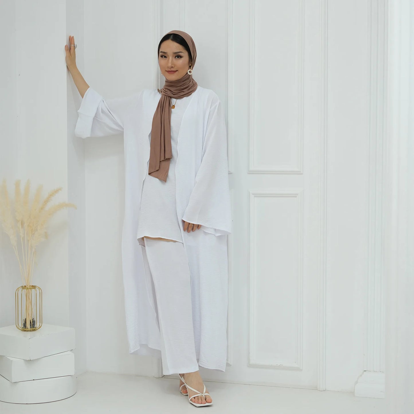 Dubai Abaya Set – Djellaba, Dress & Pants