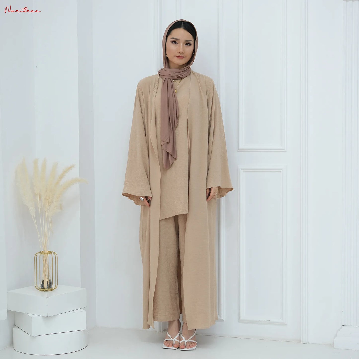 Dubai Abaya Set – Djellaba, Dress & Pants