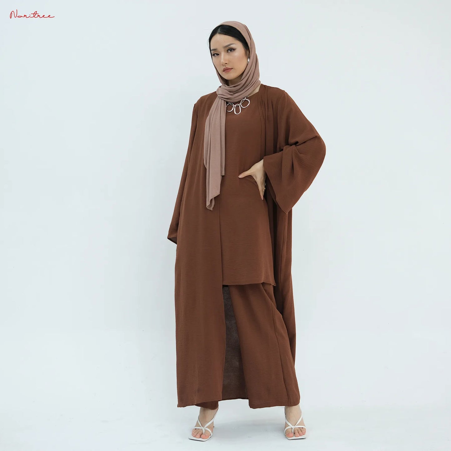 Dubai Abaya Set – Djellaba, Dress & Pants